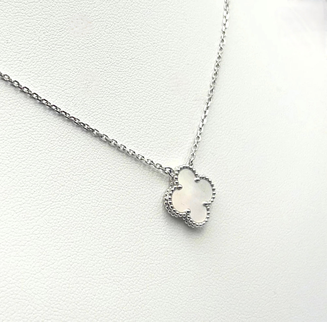 Renzelle® Silver Clover Necklace