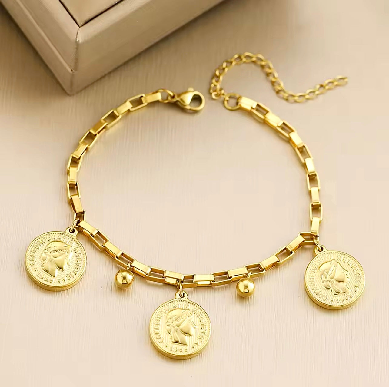 Renzelle® Gold-Pfund-Armband