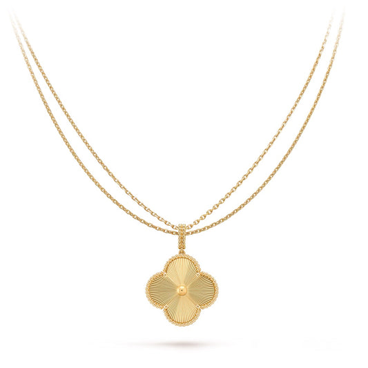 Renzelle® Vermeil Long Clover Necklace