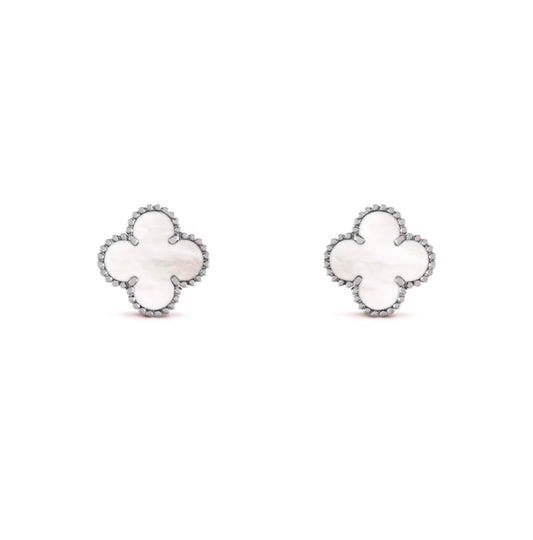 Renzelle® Silver Clover Earrings