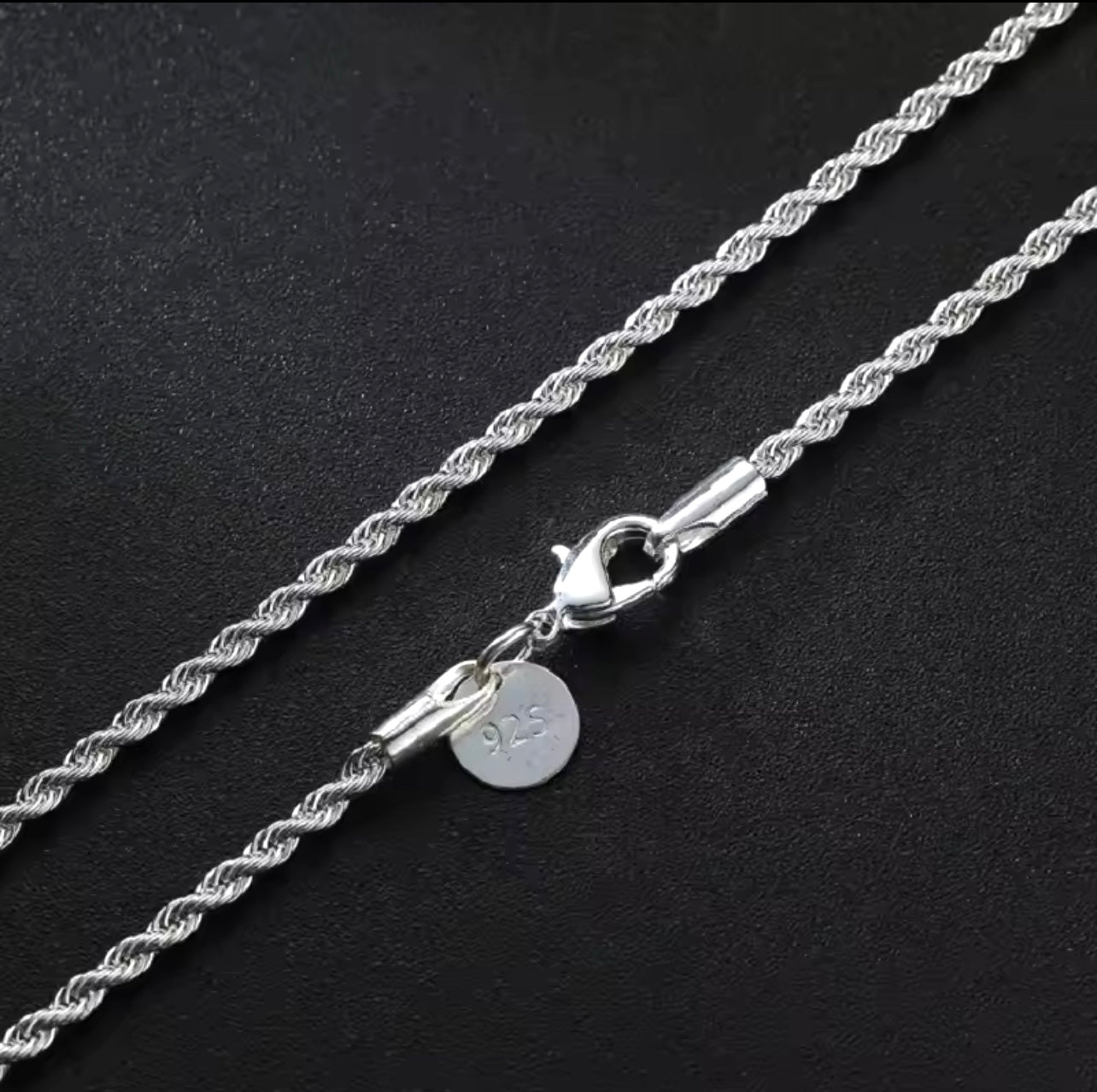 Renzelle® Silver Rope Necklace