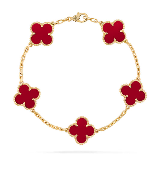 Renzelle® Red Clover Bracelet