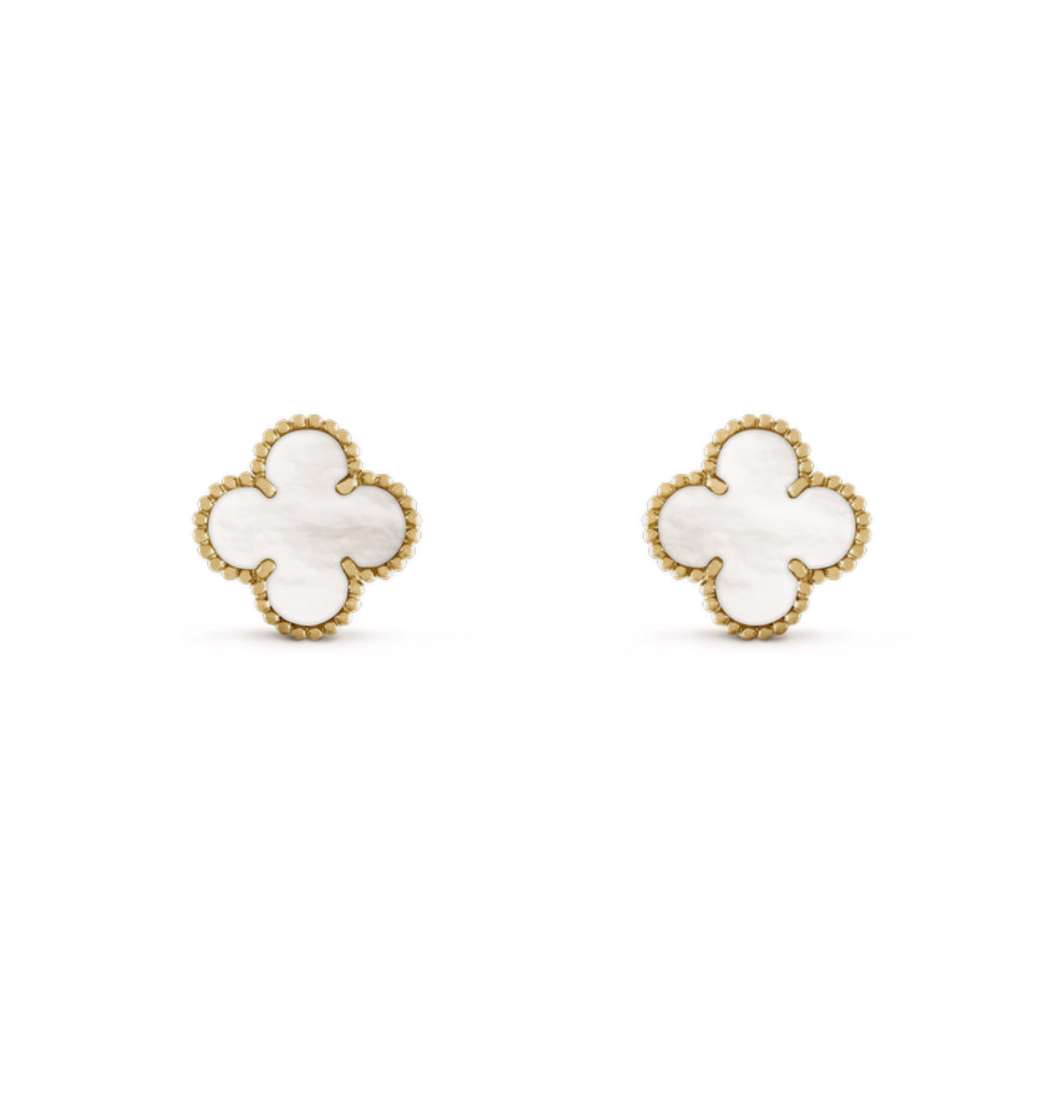 Renzelle® White Clover Earrings