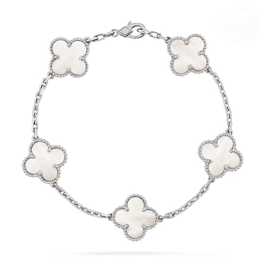 Renzelle® Silver Clover Bracelet