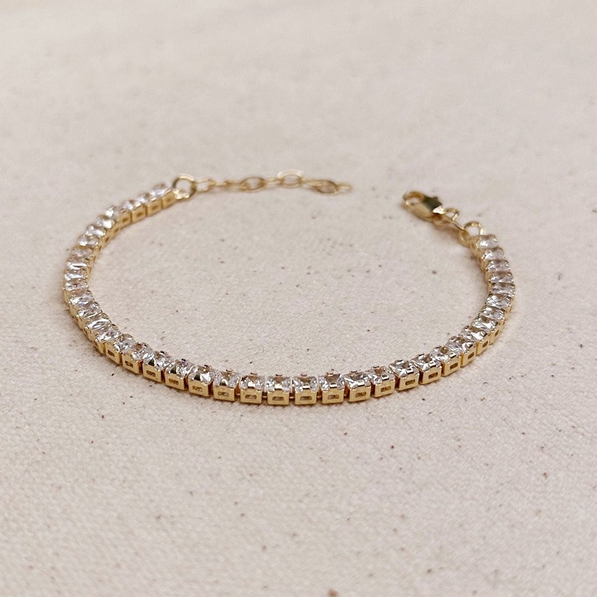 Renzelle® Gold Tennis Bracelet