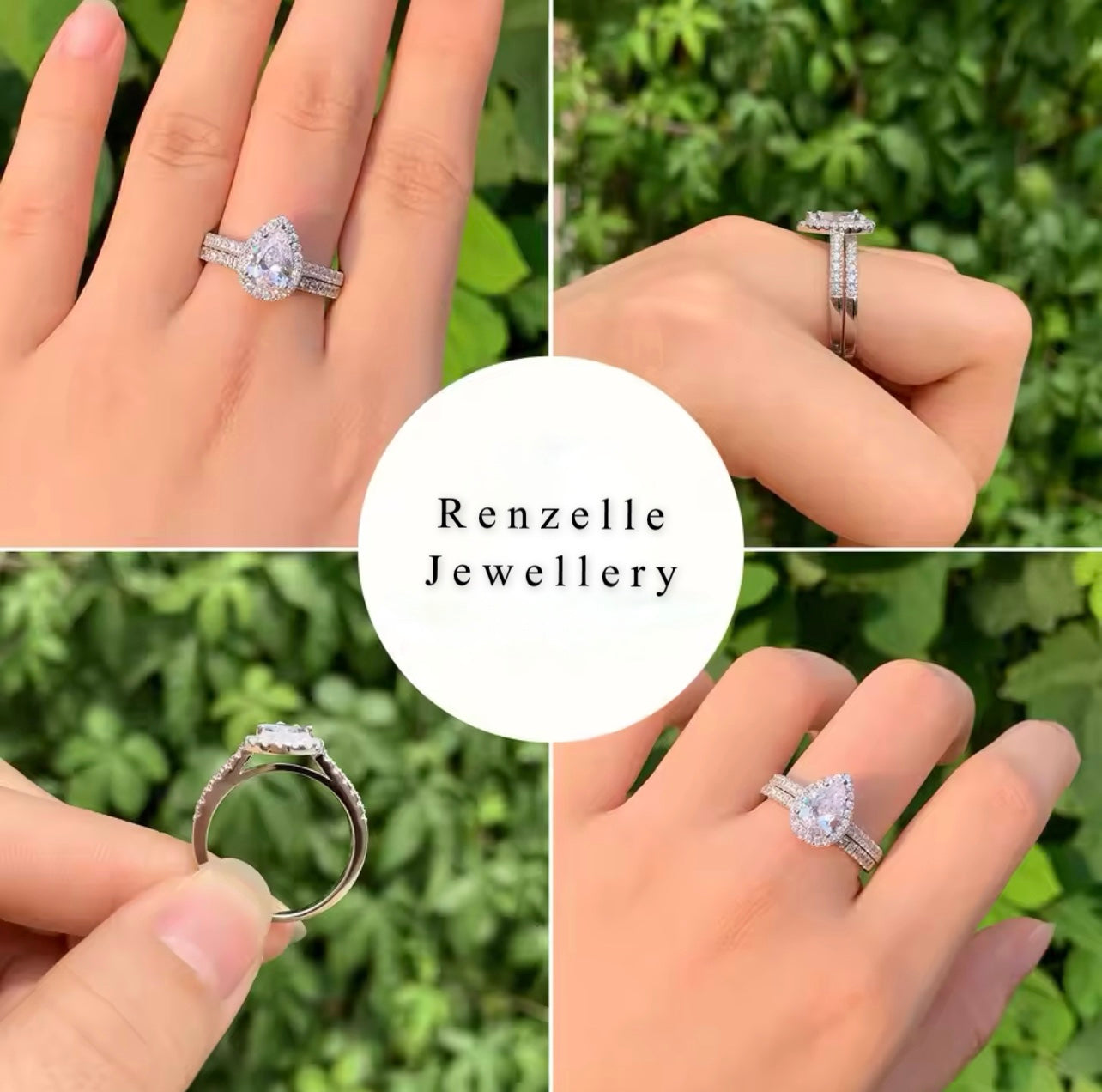 Renzelle® Drop Ring & Band