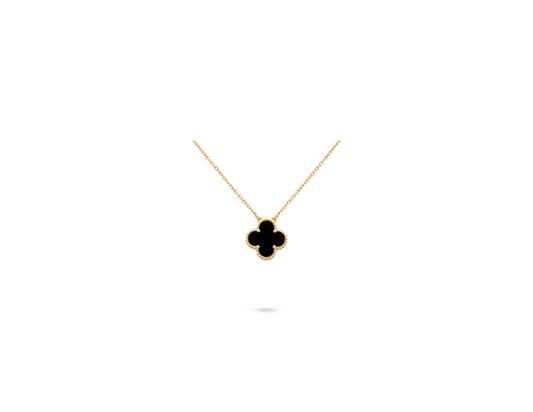 Renzelle® Black Clover Necklace