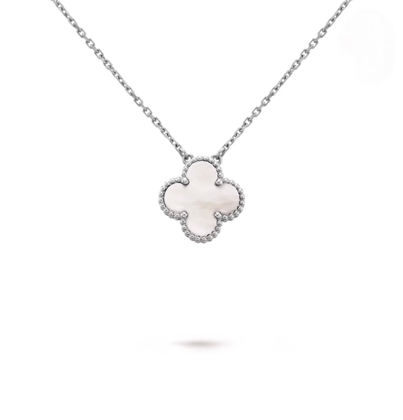 Renzelle® Silver Clover Necklace