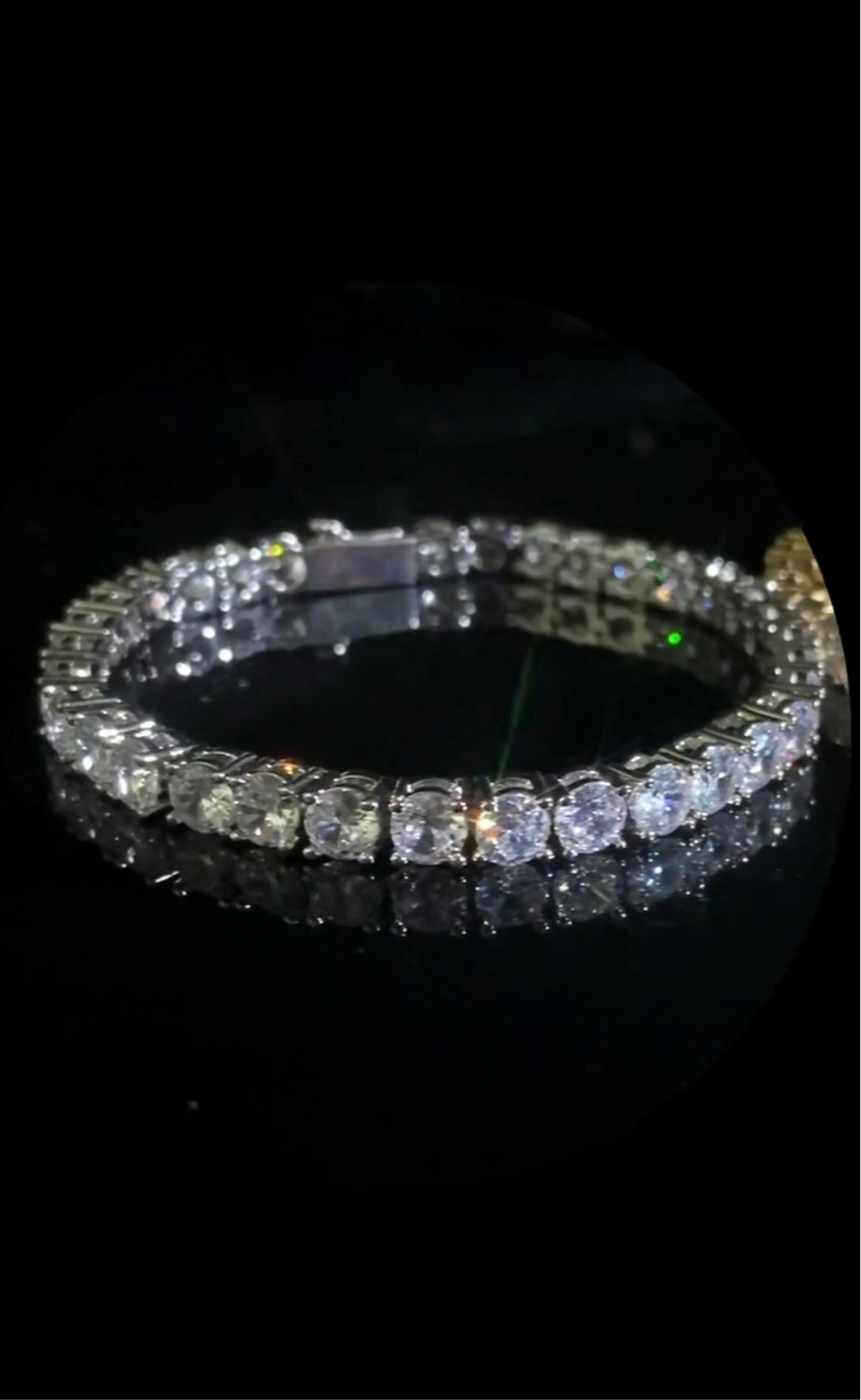 Renzelle® Silver Tennis Bracelet