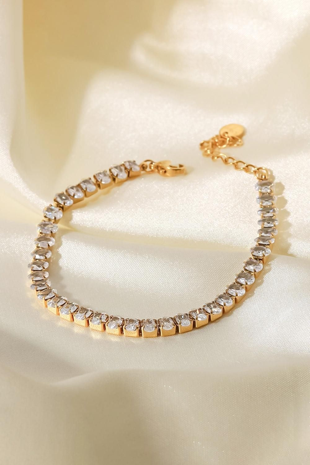 Renzelle® Gold Tennis Bracelet