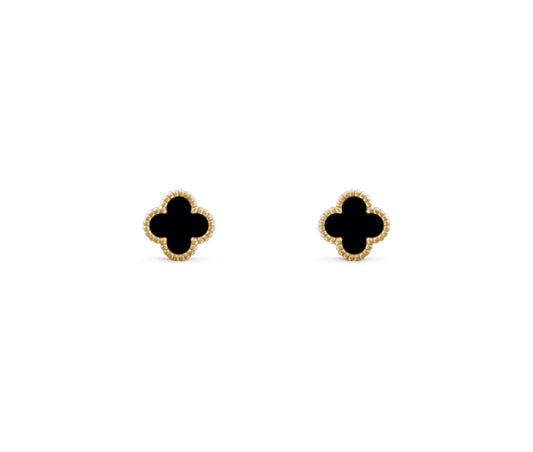 Renzelle® Black Clover Earrings