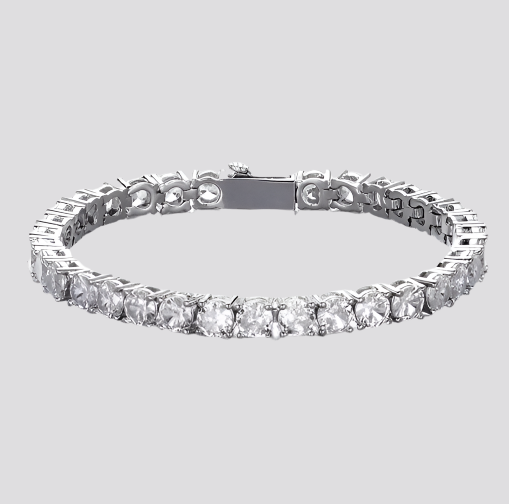 Renzelle® Silver Tennis Bracelet