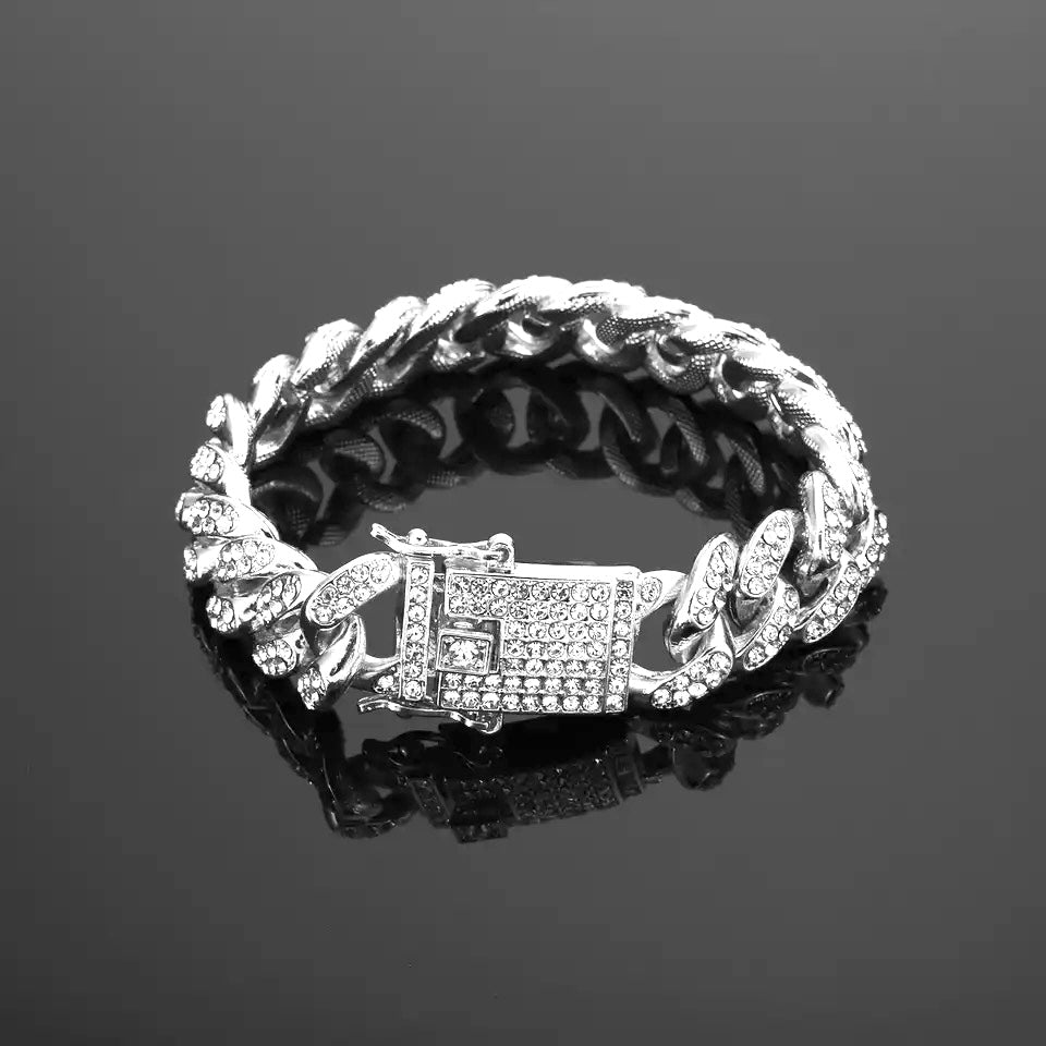 Renzelle® Iced Cuban Link Bracelet