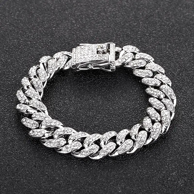 Renzelle® Iced Cuban Link Bracelet