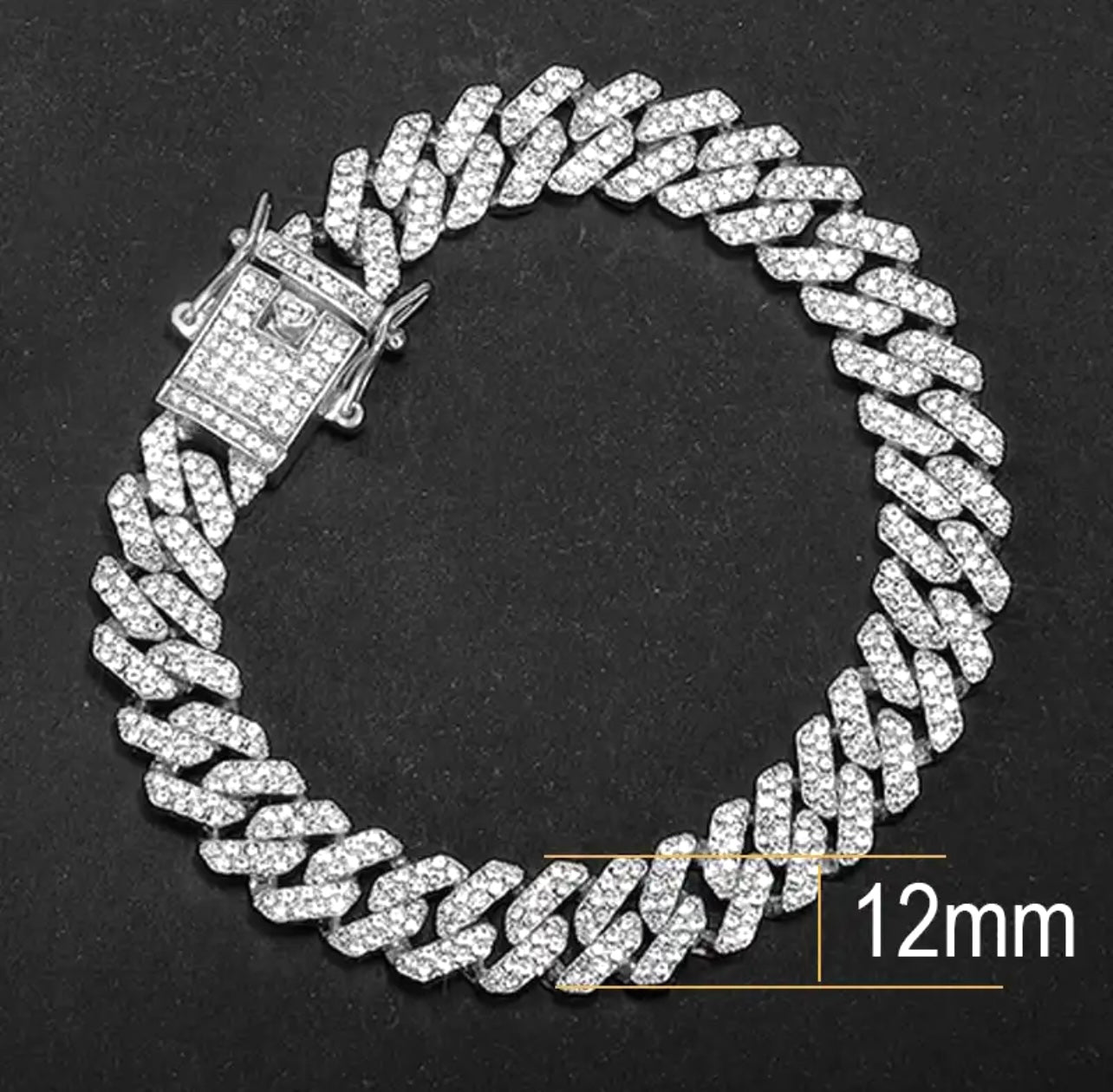 Renzelle® Iced Cuban Link Bracelet