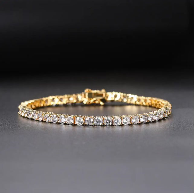 Renzelle® Gold Tennis Bracelet